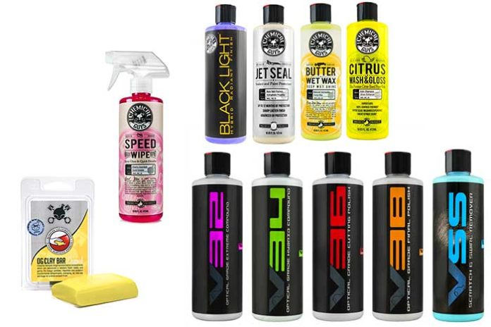 chemical guys produits voiture