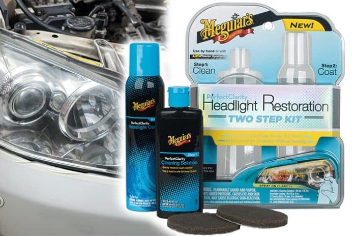 renovation phare voiture kit meguiars