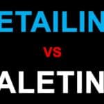 difference valeting detailing definition