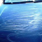 supprimer hologrammes peinture voiture detailing