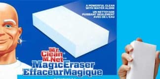 eponge magique eraser mélamine