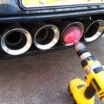 bien nettoyer pots d'échappement detailing