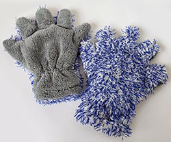 gant de lavage haute densité avec doigts