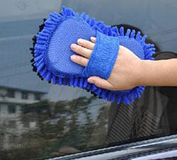 gant lavage voiture chenille elastique