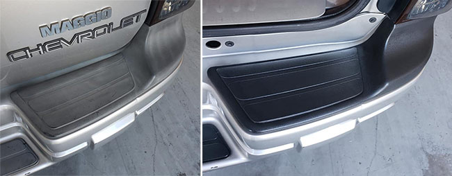 avant apres solution finish plastique