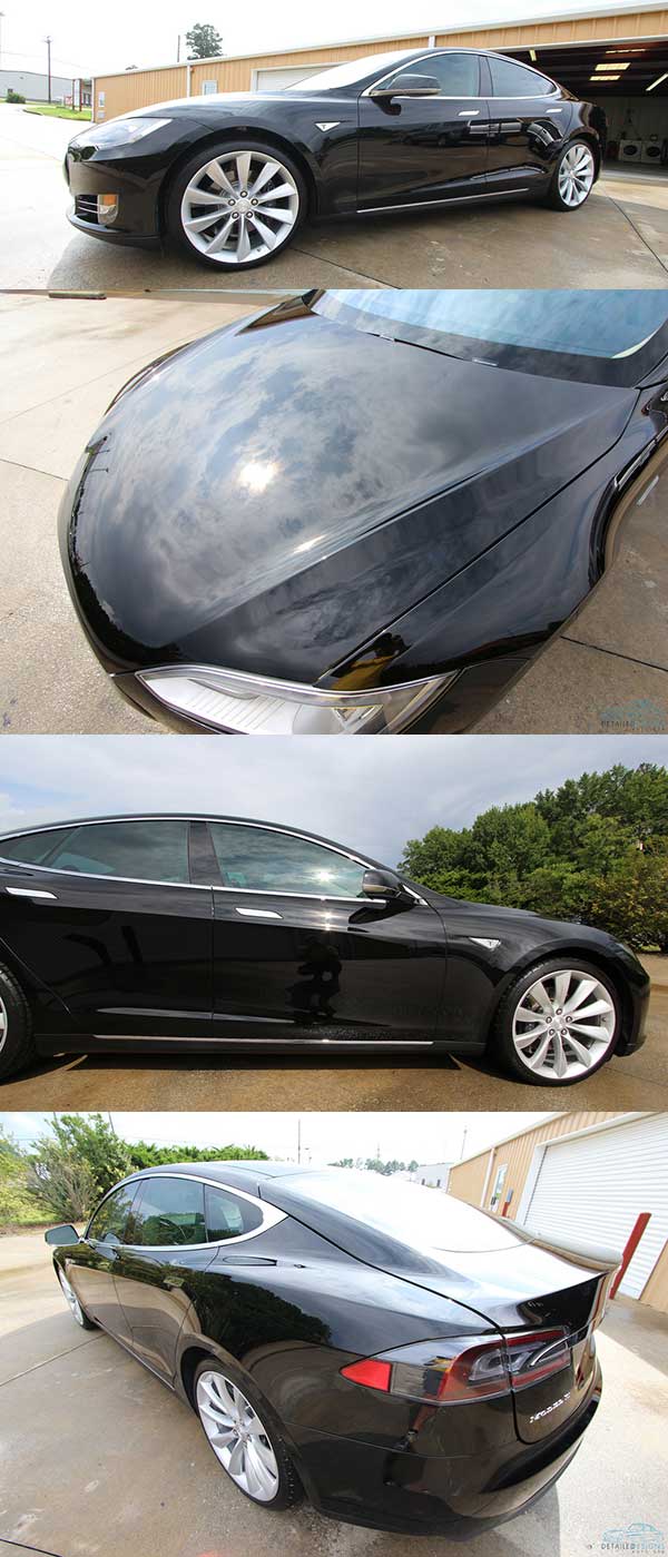 peinture noire tesla model s corrigée