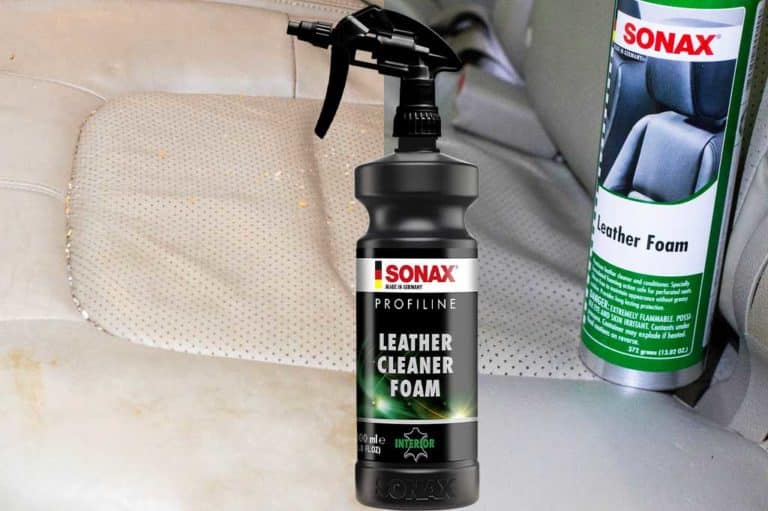 test SONAX Leather Cleaner Foam cuir voiture