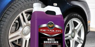 meguiars wheel brightener test