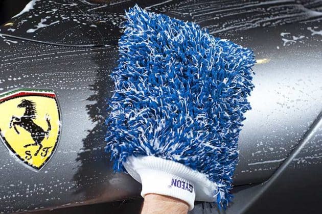 GYEON Smoothie Evo - Gant De Lavage Microfibre Ultra Doux - Anti-Rayures Pour Voiture