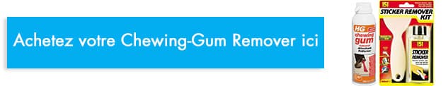 acheter produit supprimer chewing gum tissu