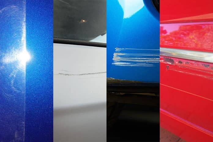 comment reparer rayure peinture voiture