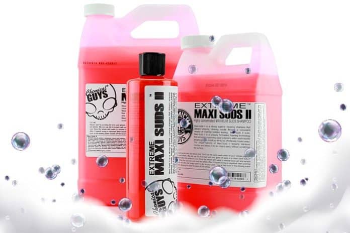 avis chemical guys maxi suds test