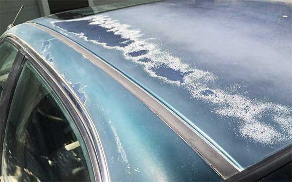 oxydation peinture toit voiture