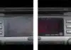 polissage ecran autoradio voiture