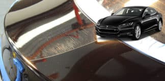 tesla model s polissage