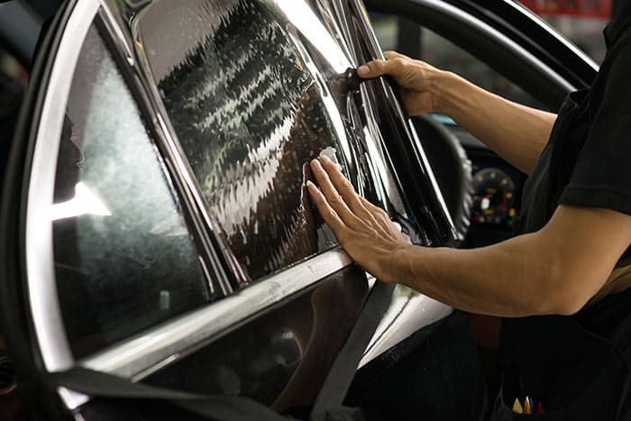 auto teinter métallisé réfléchissant src voiture solaire fenêtre