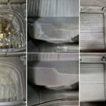 avant apres shampouinage tissu voiture