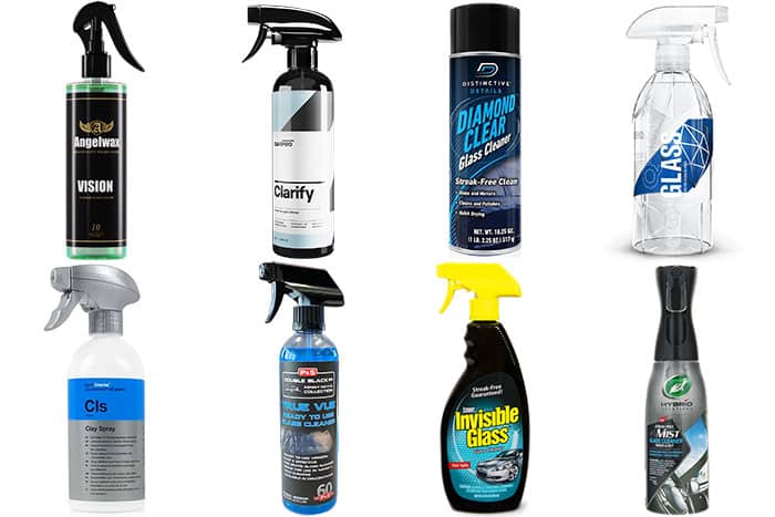 Spray nettoyant vitres voiture