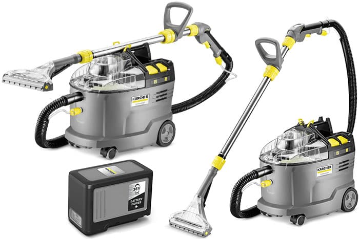 Karcher Puzzi 9/1 Bp : Injecteur Extracteur Avec Batterie