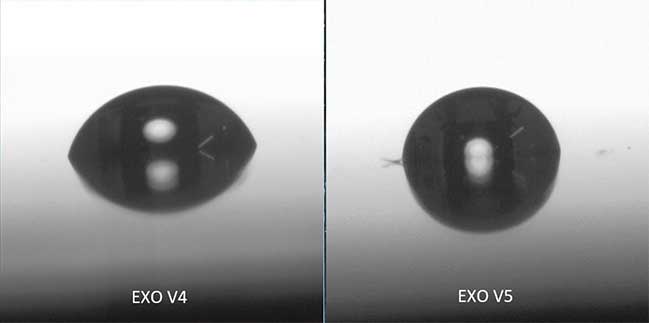 differences hydrophobie gtechniq exo v4 v5