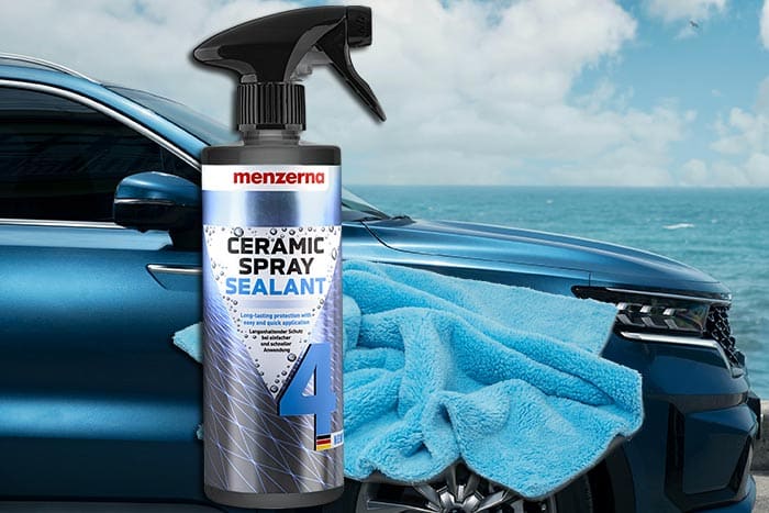 Ceramic Coating Menzerna Ceramic Spray Sealant - Sigillante Ceramico Auto 500ml Con Panno Microfibra Cera Auto Spray