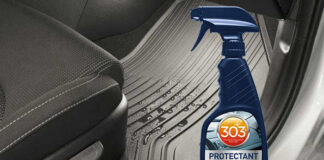 303 protectant proteger caoutchouc plastique voiture