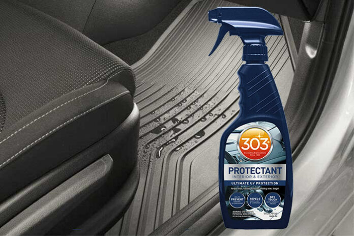 303 protectant proteger caoutchouc plastique voiture