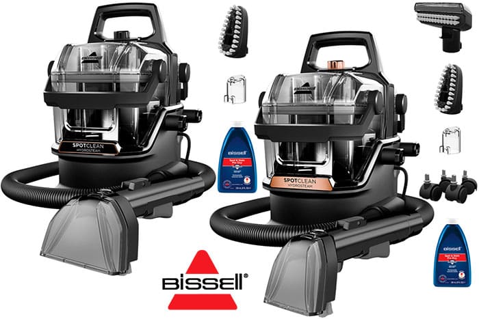 Bissell HydroSteam Pro & Select : Injecteur Extracteur + Vapeur