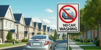 droit laver sa voiture chez soi