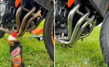 nettoyer collecteur d'échappement moto rénover
