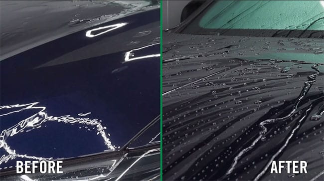 avant après protection turtle wax pure seal