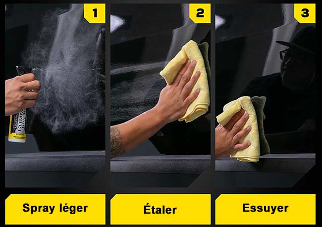étapes utilisation meguiars ceramic coating