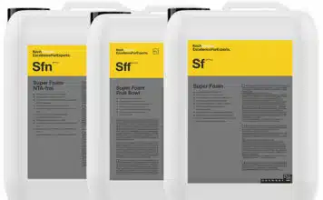comparaison koch chemie sf sff sfn prélavage voiture