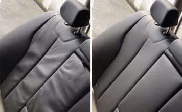 retendre cuir assise siège voiture