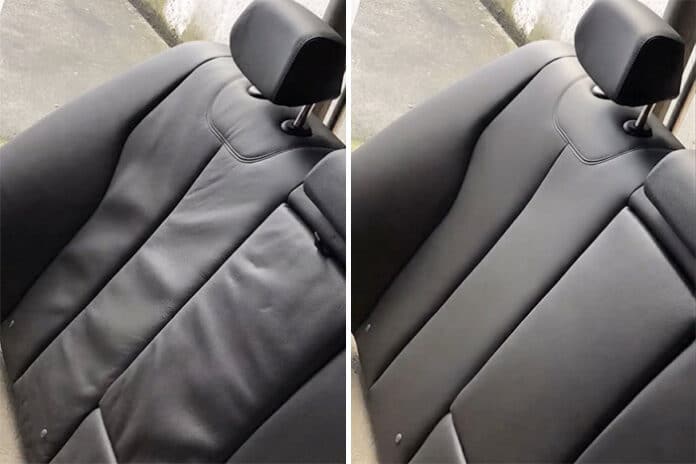 retendre cuir assise siège voiture