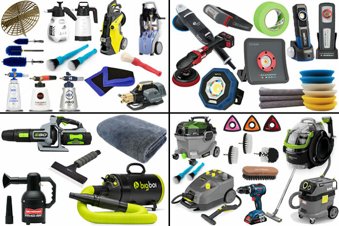 kit base matériel detailing auto débutant et professionnel