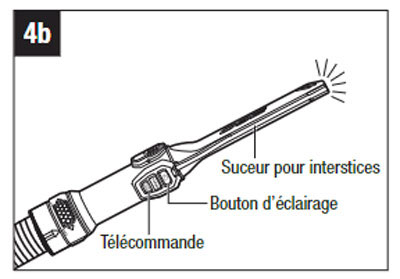 suceur fin avec éclairage led