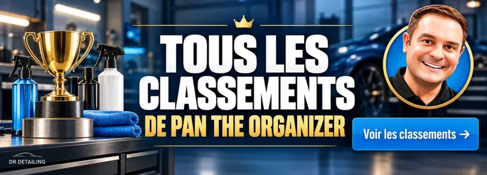 Pan The Organizer : tous ses classements de produits detailing auto
