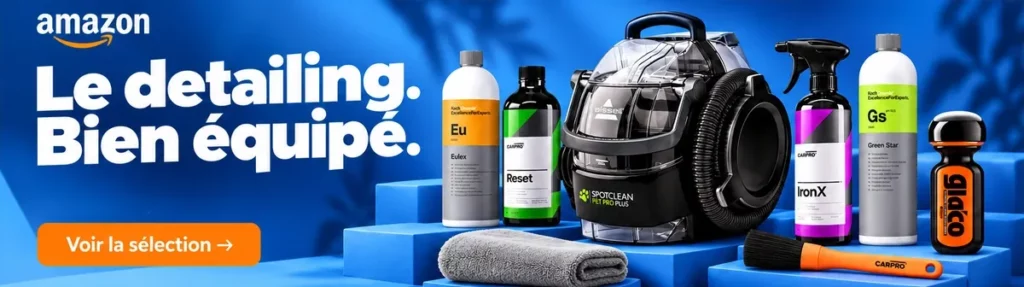 Sélection Amazon de produits detailing auto testés par Dr Detailing